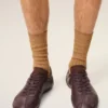 Adidași joși din piele netedă de culoare burgund