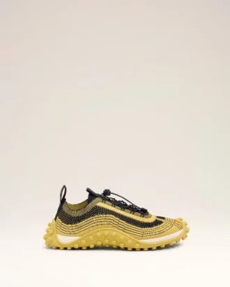 Adidași Mirage din tricot galben