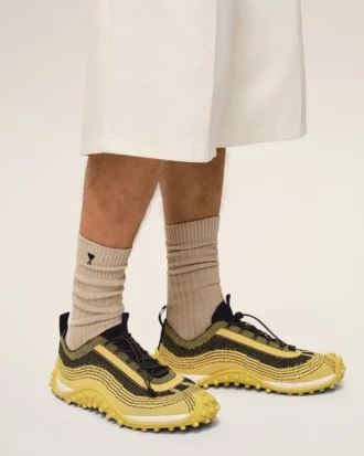 Adidași Mirage din tricot galben
