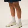 Adidași moi din nailon alb