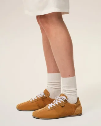 Adidași moi din nailon maro