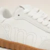 Adidași Step din piele de vacă albă