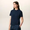 Albastru Bumbac Tricou Red Ami de Coeur Albastru Bumbac Tricou Red Ami de Coeur
