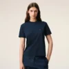 Albastru Bumbac Tricou Red Ami de Coeur Albastru Bumbac Tricou Red Ami de Coeur