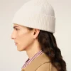 Ami de Coeur Beanie din lână albă Ami de Coeur Beanie din lână albă
