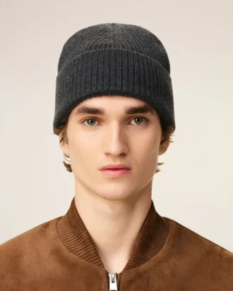 Ami de Coeur Beanie din lână gri