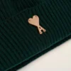 Ami de Coeur Beanie din lână verde