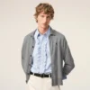 Ami de Coeur Cardigan cu guler de cămașă din lână gri Ami de Coeur Cardigan cu guler de cămașă din lână gri