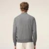 Ami de Coeur Cardigan cu guler de cămașă din lână gri Ami de Coeur Cardigan cu guler de cămașă din lână gri