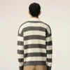 Ami de Coeur Cardigan din bumbac alb și maro
