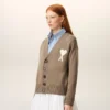 Ami de Coeur Cardigan din lână bej
