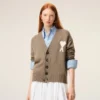 Ami de Coeur Cardigan din lână bej