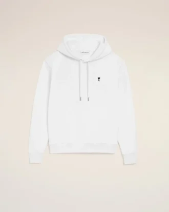 Ami de Coeur Hoodie din bumbac alb