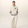 Ami de Coeur Hoodie din bumbac alb