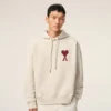 Ami de Coeur Hoodie din bumbac alb