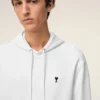 Ami de Coeur Hoodie din bumbac alb
