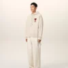 Ami de Coeur Hoodie din bumbac alb