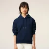 Ami de Coeur Hoodie din bumbac albastru și roșu Ami de Coeur Hoodie din bumbac albastru și roșu