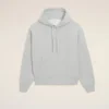 Ami de Coeur Hoodie din bumbac gri cu imprimeu în relief Ami de Coeur Hoodie din bumbac gri cu imprimeu în relief
