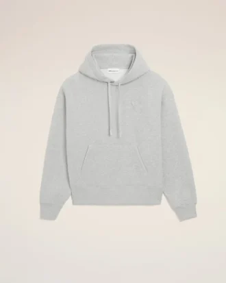 ami de coeur hoodie din bumbac gri cu imprimeu n relief 1 330x413 - Ami de Coeur Hoodie din bumbac gri cu imprimeu &icirc;n relief