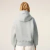 Ami de Coeur Hoodie din bumbac gri cu imprimeu în relief Ami de Coeur Hoodie din bumbac gri cu imprimeu în relief