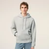 Ami de Coeur Hoodie din bumbac gri cu imprimeu în relief Ami de Coeur Hoodie din bumbac gri cu imprimeu în relief