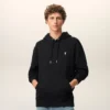 Ami de Coeur Hoodie din bumbac negru