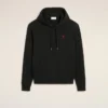 Ami de Coeur Hoodie negru din bumbac Ami de Coeur Hoodie negru din bumbac