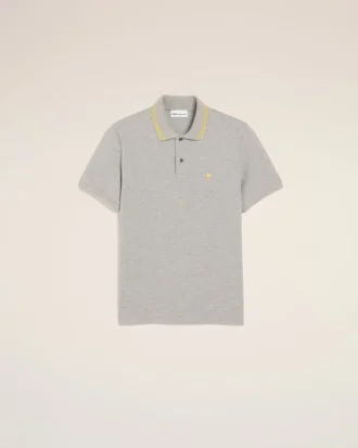 Ami de Coeur Polo din bumbac gri