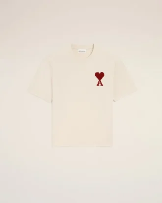 Ami de Coeur T-Shirt din bumbac alb