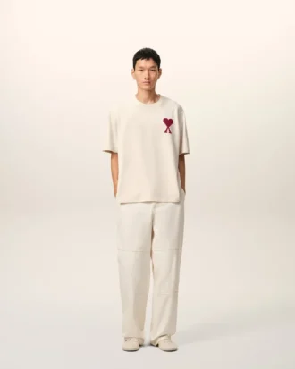 Ami de Coeur T-Shirt din bumbac alb
