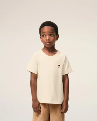 Ami de Coeur T-Shirt din bumbac alb