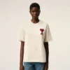 Ami de Coeur T-Shirt din bumbac alb