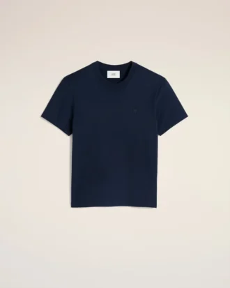 Ami de Coeur T-Shirt din bumbac bleumarin