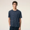 Ami de Coeur T-Shirt din bumbac cu dungi albastre Ami de Coeur T-Shirt din bumbac cu dungi albastre