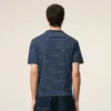 Ami de Coeur T-Shirt din bumbac cu dungi albastre Ami de Coeur T-Shirt din bumbac cu dungi albastre