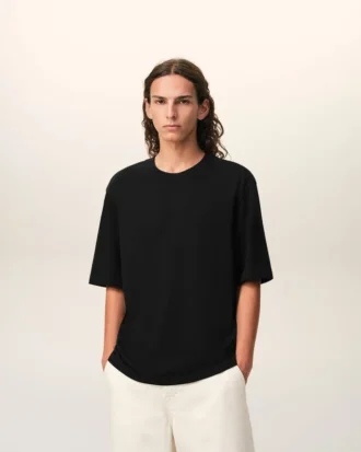 Ami de Coeur T-Shirt din bumbac cu inscripția în relief