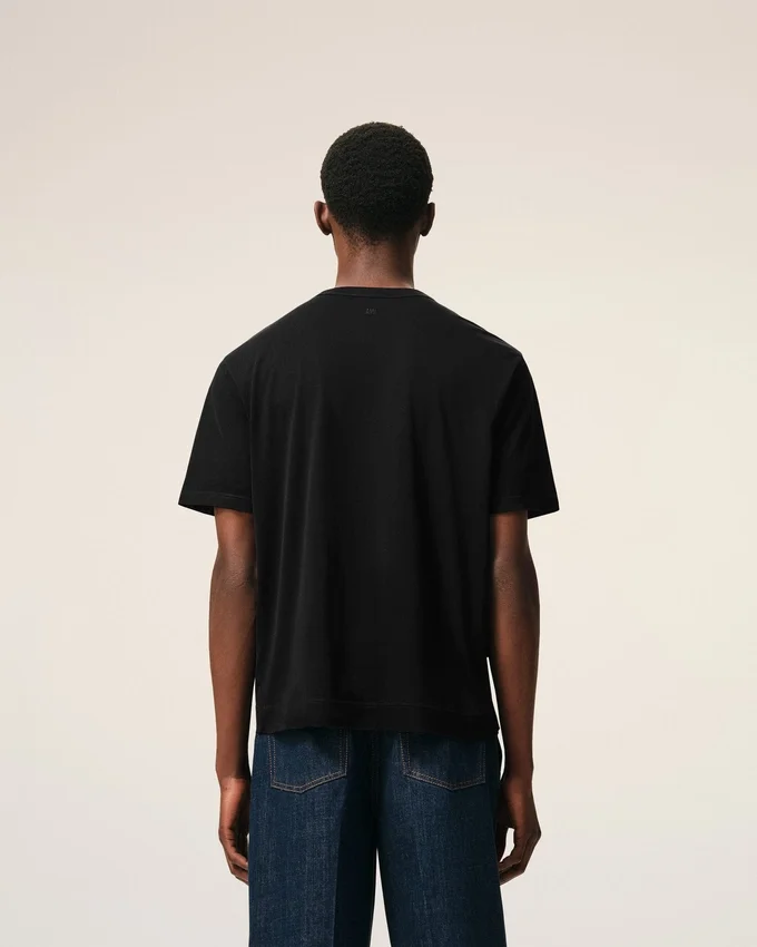 Ami de Coeur T-Shirt din bumbac negru Ami de Coeur T-Shirt din bumbac negru