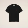 Ami de Coeur T-Shirt din bumbac organic negru