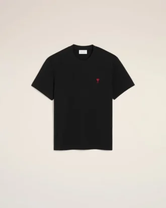 Ami de Coeur T-Shirt din bumbac organic negru