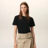 Ami de Coeur T-Shirt din bumbac organic negru