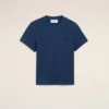Ami de Coeur T-Shirt scurt din bumbac albastru Ami de Coeur T-Shirt scurt din bumbac albastru