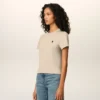 Ami de Coeur T-Shirt scurt din bumbac, bej