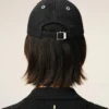 Șapcă Ami din bumbac negru cu patch din pâslă
