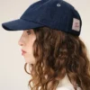 Șapcă Ami Paris cu patch lateral din denim albastru