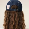 Șapcă Ami Paris cu patch lateral din denim albastru