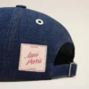 Șapcă Ami Paris cu patch lateral din denim albastru