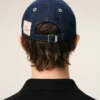Șapcă Ami Paris cu patch lateral din denim albastru
