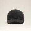 Șapcă Ami Paris din denim negru cu patch lateral