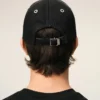 Șapcă din bumbac negru cu patch din pâslă Ami de Coeur Șapcă din bumbac negru cu patch din pâslă Ami de Coeur